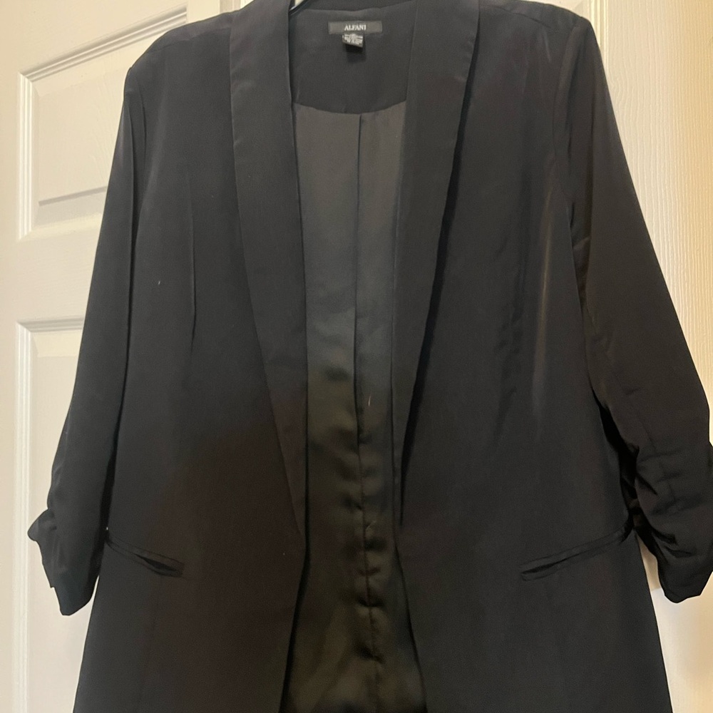 ALFANI Black Blazer Jacket M